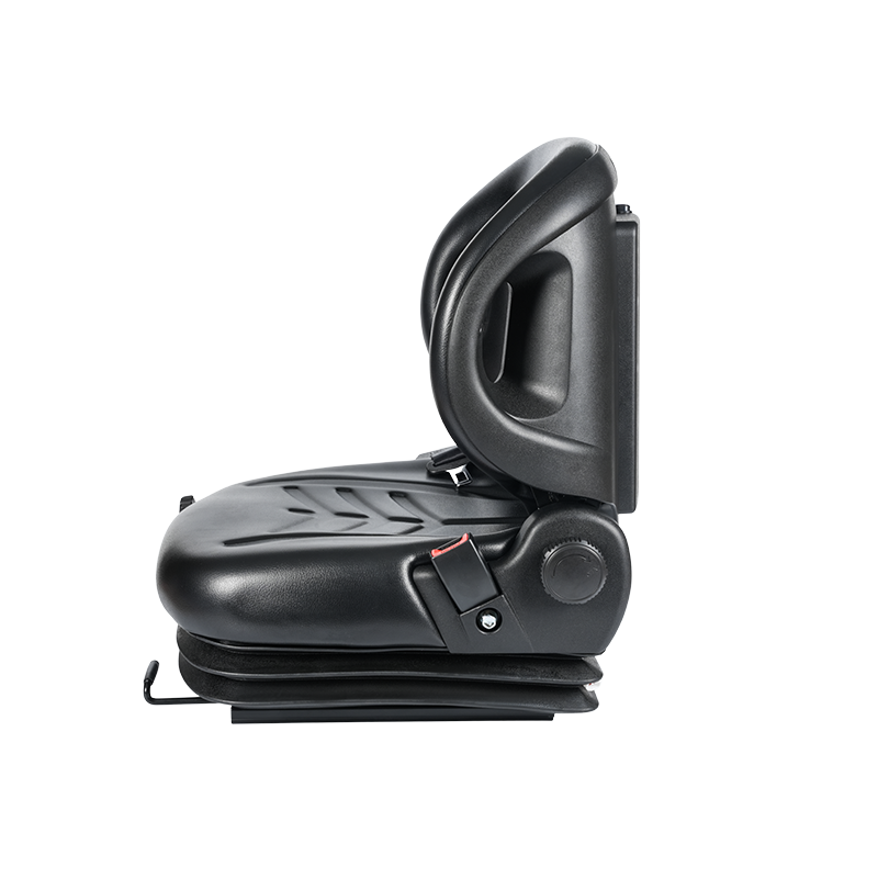 Siège de chariot élévateur à contrepoids certifié BF2-3AB EN13490 IT1+IT2 avec interrupteur OPS à suspension mécanique et système de montage multifonction universel compatible avec Toyota Jungheinrich
