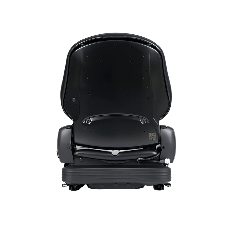 Siège de suspension mécanique de remplacement en vinyle à profil bas BF16 pour équipement de chariot élévateur de manutention - Noir avec EN13490 IT1+IT2