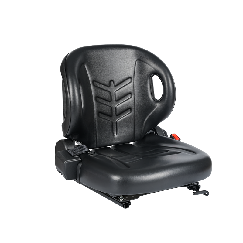 Siège d'opérateur de gerbeur électrique BF2-2 Universa - Tissu extensible étanche à revêtement noir en PVC avec interrupteur de capteur OPS et dossier réglable compatible avec Hangcha, Toyota Siège d'opérateur de gerbeur électrique BF2-2 Universa - Tissu extensible étanche à revêtement noir en PVC avec interrupteur de capteur OPS et dossier réglable compatible avec Hangcha, Toyota