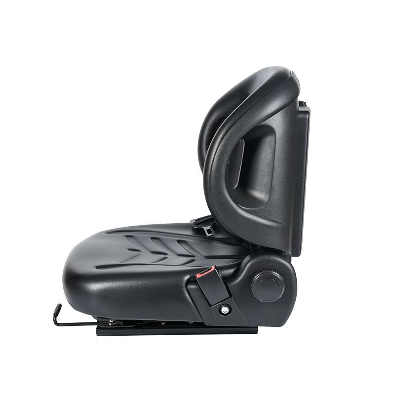 Siège plat universel BF2-2 pour tracteurs d'aéroport avec inclinaison à 60°, ceinture de sécurité rétractable et Doc Box