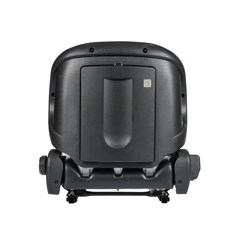 Siège plat universel BF2-2 pour tracteurs d'aéroport avec inclinaison à 60°, ceinture de sécurité rétractable et Doc Box