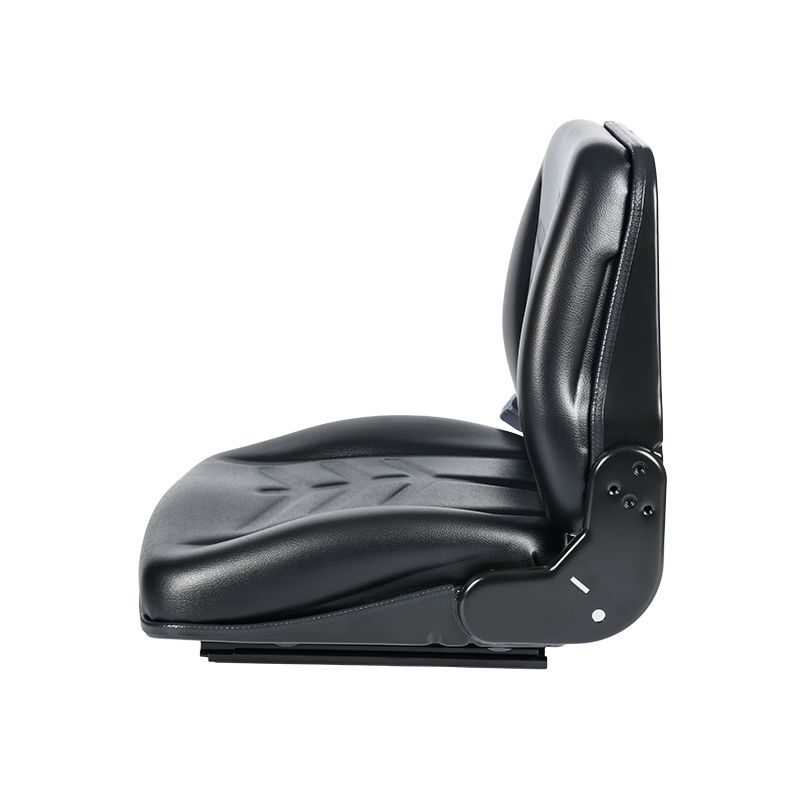 Siège semi-suspension fiable BF8-4 pour tracteurs de remorquage d'aéroport avec suspension mécanique et dossier à 15°