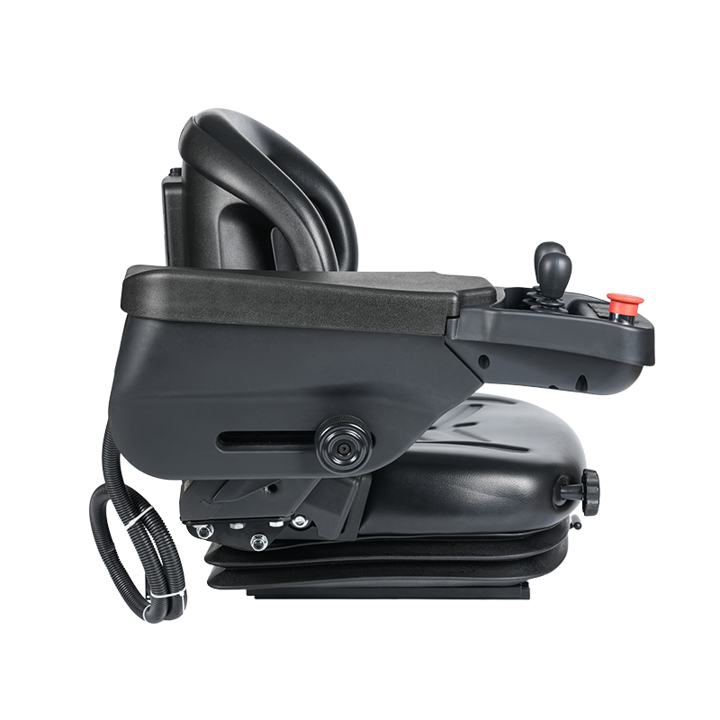 Siège de chariot élévateur à suspension complète BF2-3ABC avec console d'accoudoir intelligente intégrée et joystick de commande